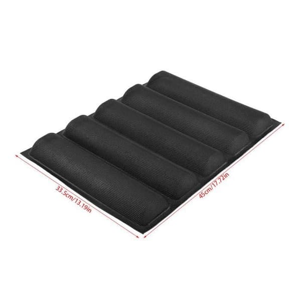 Brødform - Bagning - Silikone - 5 baguettes - Non-stick - 44x33 cm
