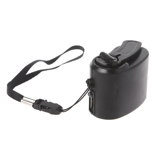 Nödladdare Manuell handvev laddare Ström USB-laddare för sådana nödsituationer eller utomhus handvev laddare Black