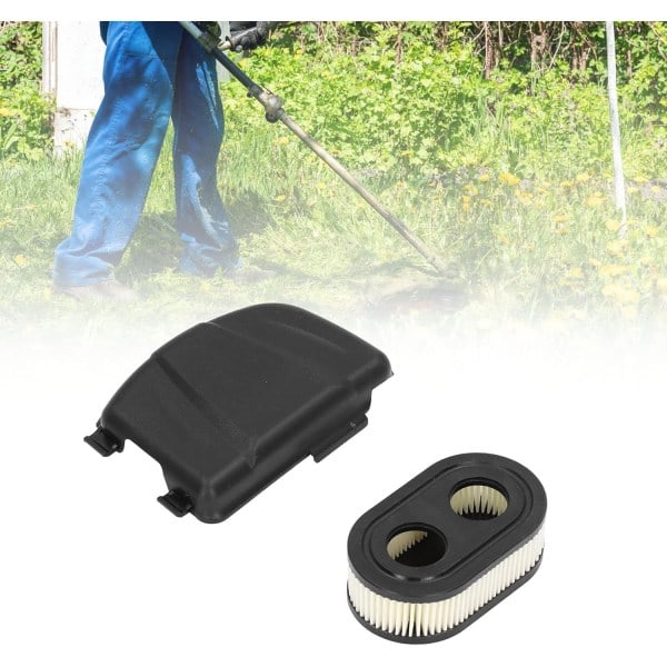 Luftfilter til plæneklipper, luftfilter reservedele med filterdæksel til plæneklipper 798452 590548