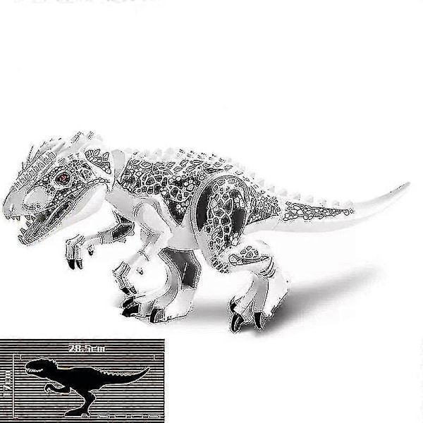 1 st Jurassic Dinosaurie Byggklossar Stor Storlek T-rex Quetzalcoatlus Baryonyx Actionfigurer Barnleksaker Presenter Pterosaur B