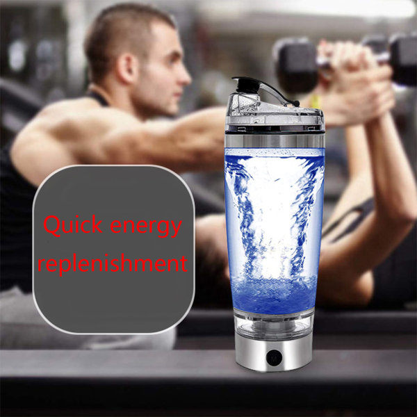 450ml/600ml USB Genopladelig Elektrisk Blender Kop Bærbar Proteinpulver Automatisk Shaker Flaske Lækagesikker Blender til Milkshakes Sukker Kaffe