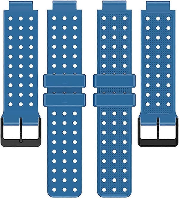 Erstatningsarmbånd i silikon for Garmin Approach S20 med verktøysett blue