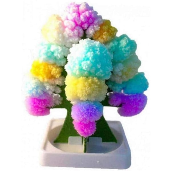 Magic träd Kristall växande set Papper Handgjorda presenter gör-det-själv-papper Trädgåvor Nyhet Barnleksaker, blomma, träd