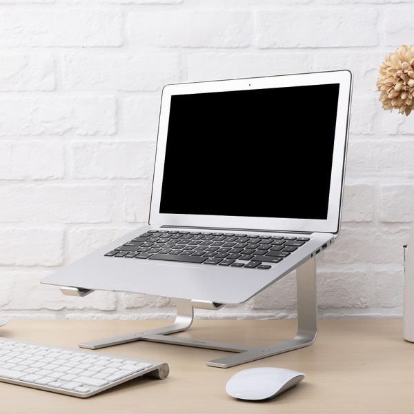 Aluminium bærbar computer bord til Mac til MacBook Pro Air til Apple Notebook holder ergonomisk løft metal riser skrivebord