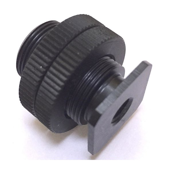 25mm højde videokamera stativ hot shoe sæde base 5/8 til 1/4 dobbelt skruer møtrikker stødsikker klemme jordskælsikker klemme forbindelse Connect-or adapter