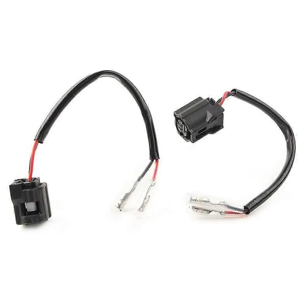 2 stk. Motorcykel 2-leder blinklysindikator ledningsnet stikadaptere stik ledningsnet til Yamaha MT10
