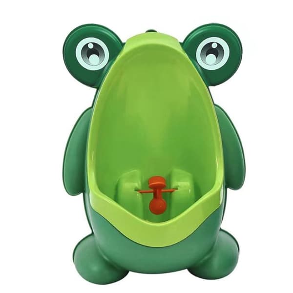 Grodaformad träningspotta för pojkar (med roligt mål) — Grodurinal