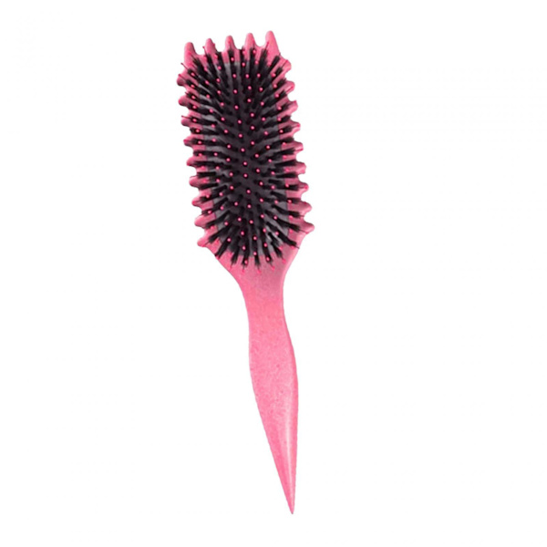 Muotoutusharja, Takkujen Avatusharja Hiuksille, Muotoutusharja Kammat, Naisille ja Miehille, Kosteille Paksuille tai Kiharille Hiuksille, Kauniit ja Kiiltävät Kiharat Rose Red 7.28inch