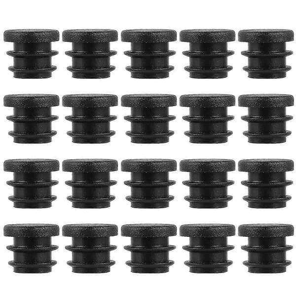 100 st 16 mm Runda Plastskydd Möbelbensplugg Tätningslock Rörplugg