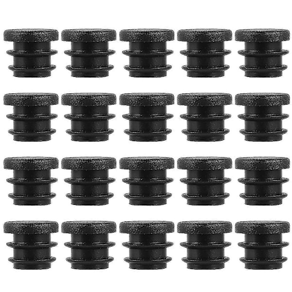 100 stk. 16 mm runde plastdeksler møbelbensplugger blindhet endestykker rørpropp
