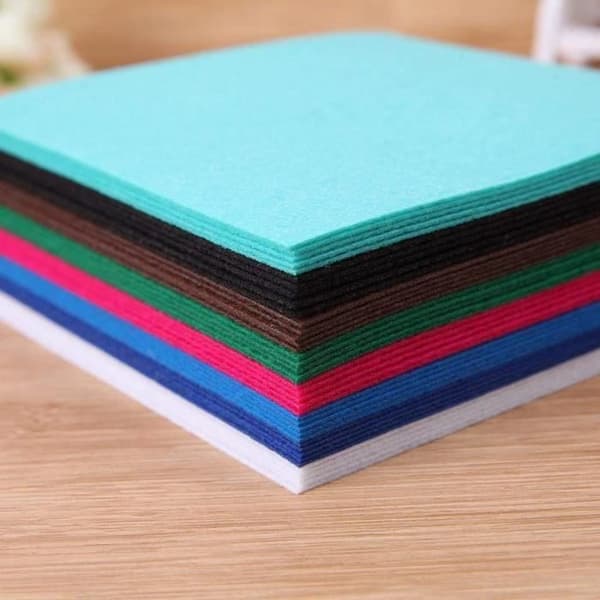 40 stk polyester ikke-vevd stoff DIY håndverk filt sy stoff tilbehør
