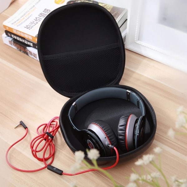 Hård väska headset väska bärbar förvaringsväska hörlurar skydd resväska för att fixa hörlurar
