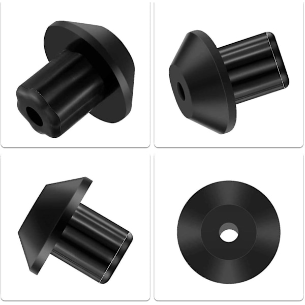 Gummifødder til rist, udskiftning af gummifødder, kompatibel med GE WB2K101 gasovnsbrænderrist, erstatter delenummer WB2K101 & WB02K0101 16pcs
