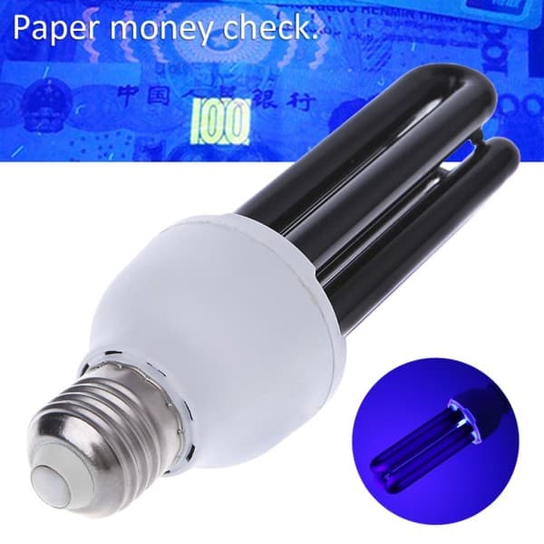 220V 30W E27 Ultraviolet Sort Lys Pære UV Myg Dræber Lampe Pære