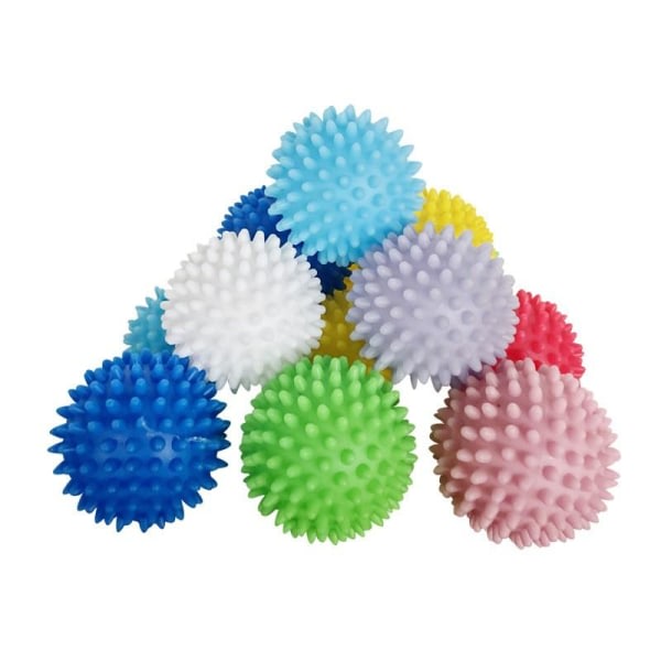 2-pack torktumlare torktumlare Återanvändbar tvättmaskin boll flerfärgad en one size