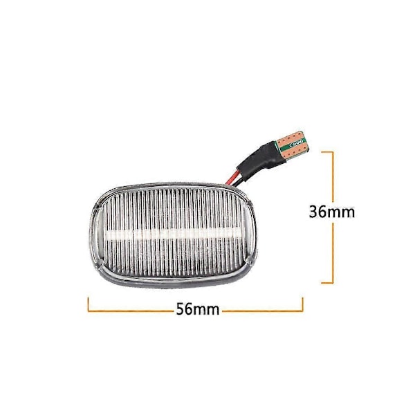 Dynamisk LED-Sidemarkerlys Blinklys til Celica T19 T20 23 Avensis Starlet Prius