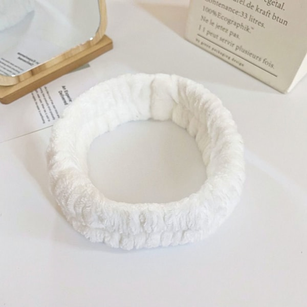 Spa-pannband och armband för ansiktsrengöring Yellow