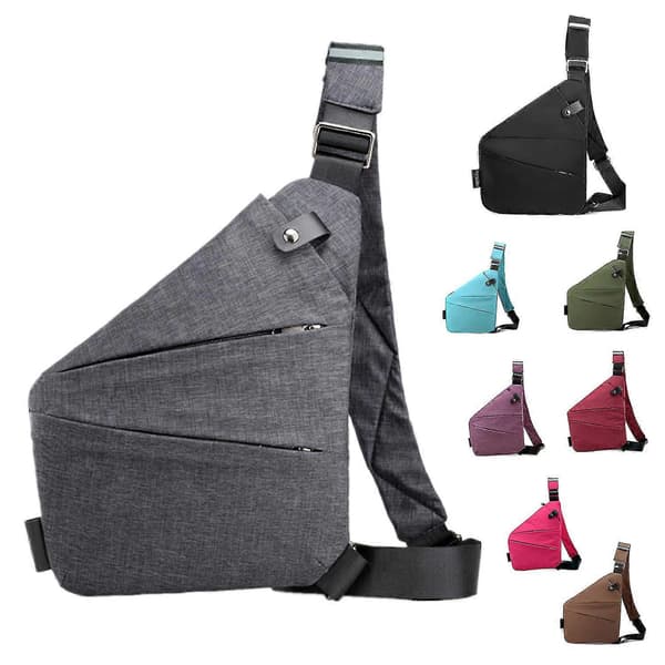 2026 Ny Wander Stöldskydd Resväska Sling Bag Resväska Grey