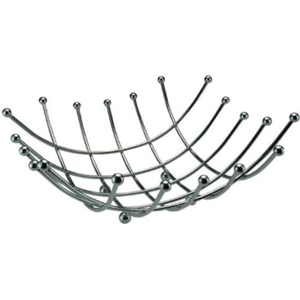 Krom Fruktskål Nest/Fruktkorg 25x10
