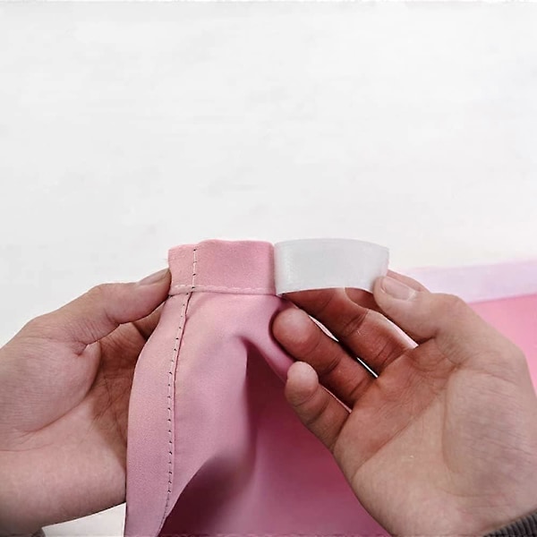 Dobbeltsidig mørkleggingsgardin med borrelås for stue og soverom Pink Width 0.9 x Height 1.5m