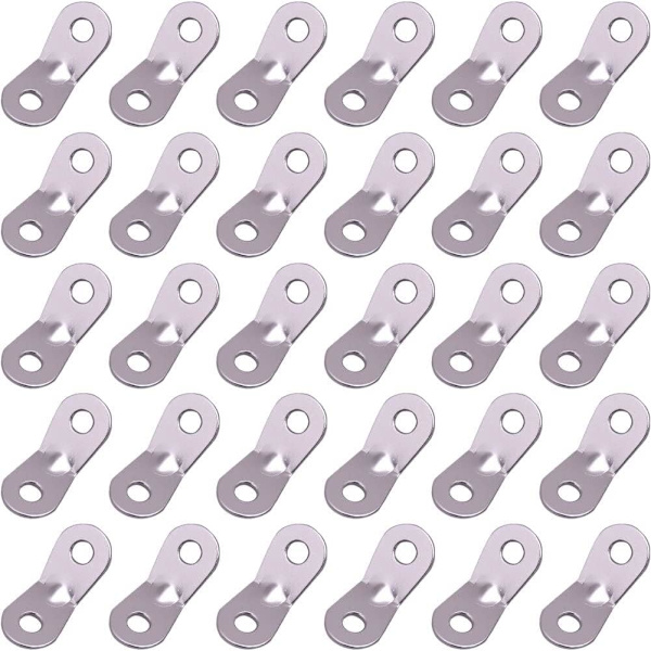 Tältlinjespännare 30 st Aluminiumlegering Tältlina Justerare Paracord Snöre Knäppspänne för Utomhus Vandring Camping