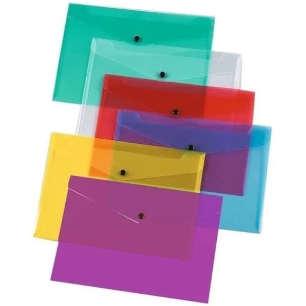 Dokument (10-pack) Mapp A4 Plastficka Klar Organizer Dokumentväska Dokument Skola