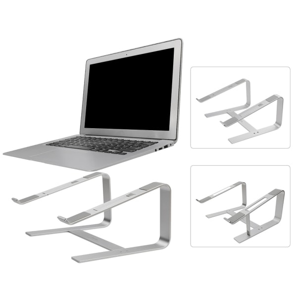 Aluminium Laptop-skrivbordsbord för Mac för MacBook Pro Air för Apple Notebook-hållare Ergonomisk lyftmetallhöjare Skrivbord