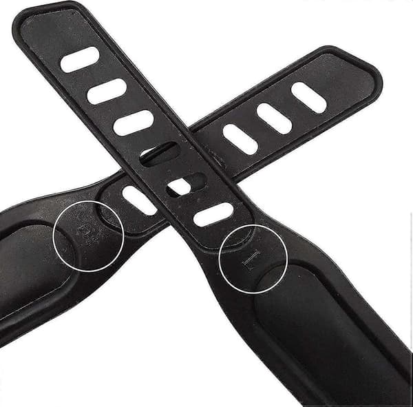 2 par med pedalstropper for trimsykkel