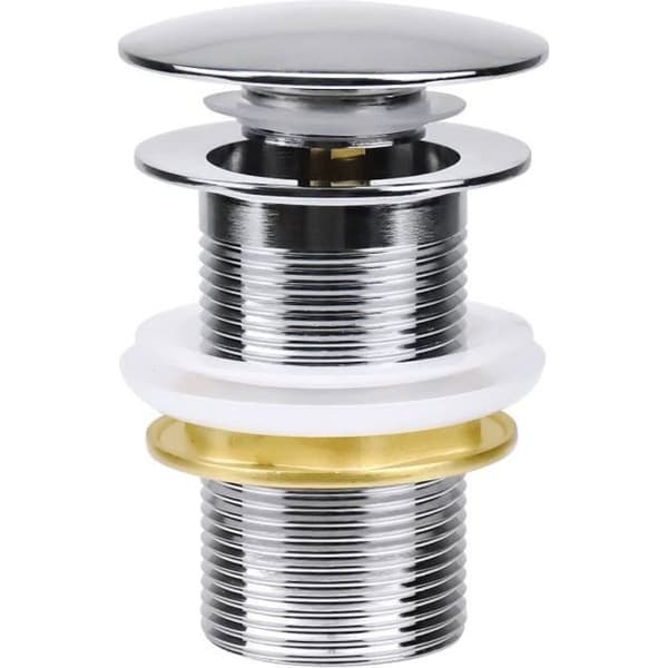 Vaskepropp - Standard - G 1 ¼ - Nikkel - Kobber - Klikk-klakk