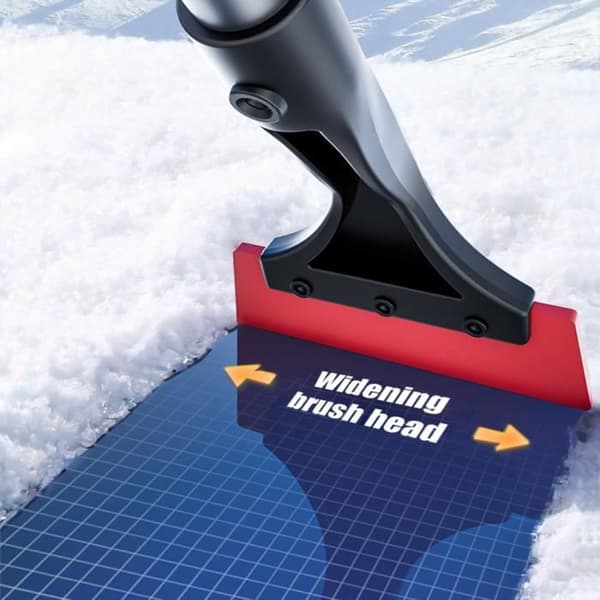 Isskrape - MOMOTOU - Rød - Ergonomisk håndtak - Multifunksjonell - 36,7 cm
