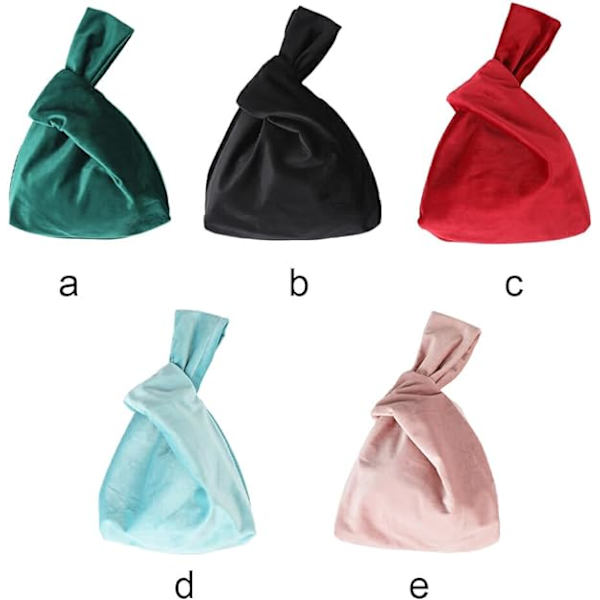 Myk og skinnende håndleddveske med elegant stil for kvinner plysj elegant stil bærbar veske fargerik fløyel håndleddveske-Balck