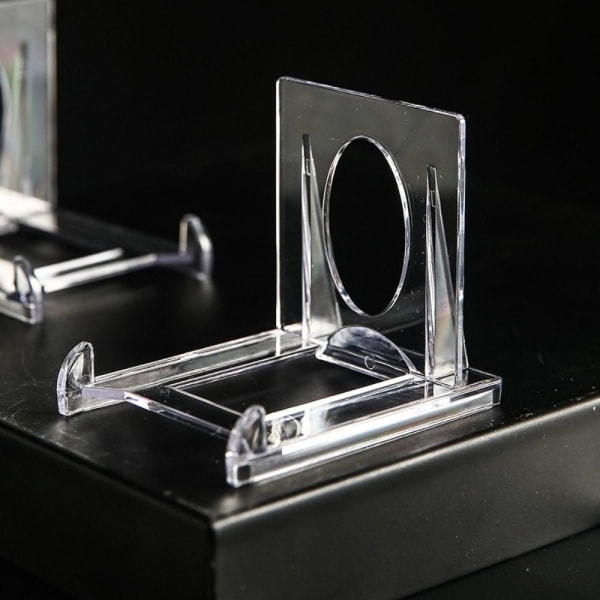20 set akryl displayställ Genomskinligt ställ Mini mynthållare Transparent 20st-20st
