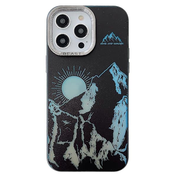 Kotelo iPhone 13 Pro Max TPU+PC Galvanointi Aurora Matkapuhelinkotelo