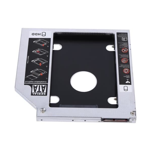 SSD-kabinett harddisk HDD optisk brønn Caddy harddisk-kabinett CD-ROM-brønn