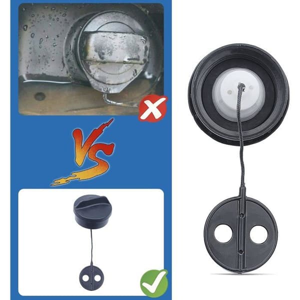 2-delt brændstoftankdæksel til STIHL FS38 FS45 FS55 FS56 FS80 FS81 FS85 FS88 FS120