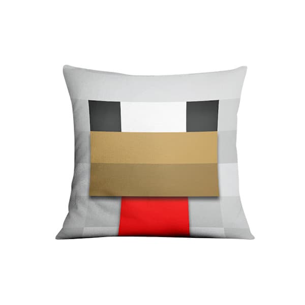 Minecraft Dekorativt Pudebetræk 45cmX45cm