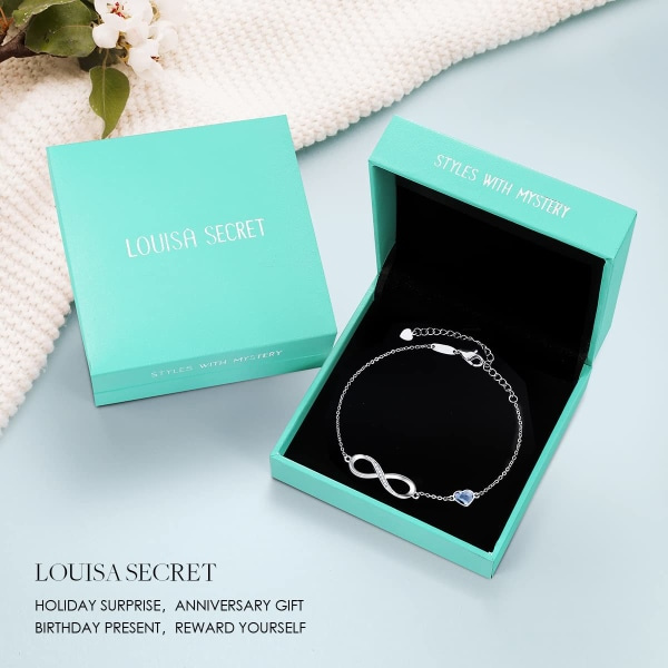 Infinity-rannekoru naisille, säädettävä rannekoru naisille, IBracelet-korut lahjoja naisille syntymäpäivänä äitienpäivänä
