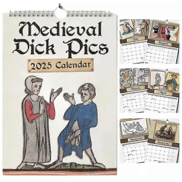 Kalenteri 2025, Strange Medieval Dick seinäkalenteri