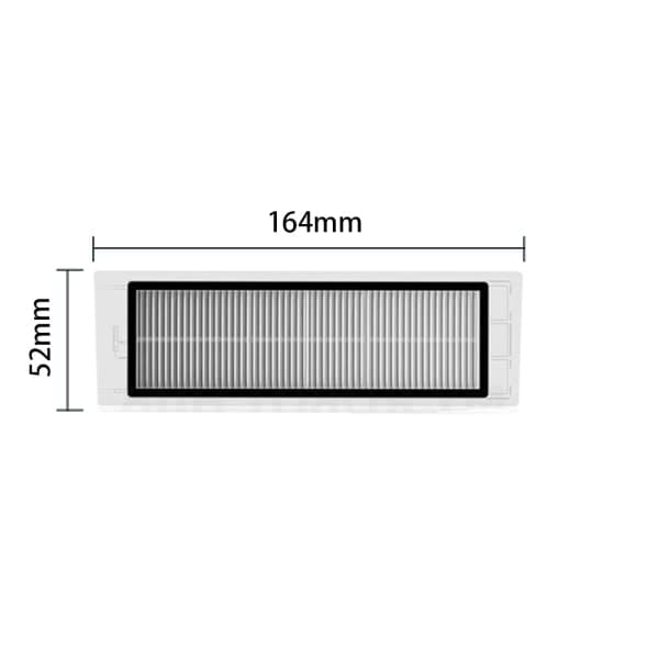 HEPA-suodatin Roborock S5, S5 Max, S6, S6 MaxV, S6 Pure, E4 -laitteille