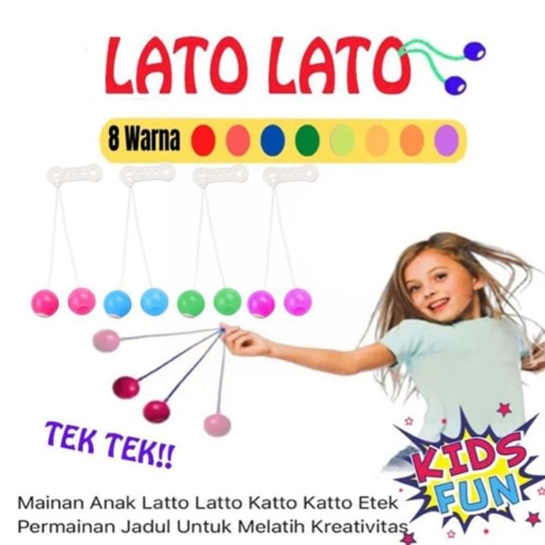 2/4 ST Clack Ball Click Clackers -lelu