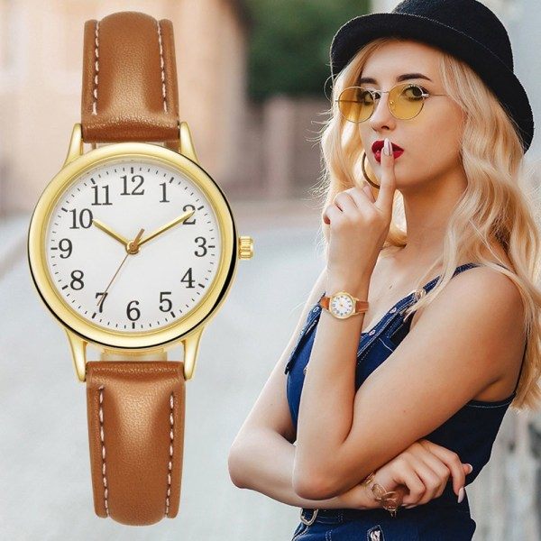 Quartz armbåndsur Black