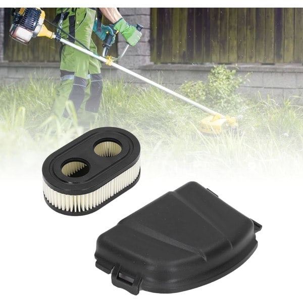 Luftfilter til gressklipper, luftfilter reservedeler med filterdeksel til gressklipper 798452 590548