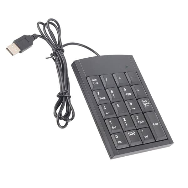 SALALIS Mini USB numeriska tangentbord SALALIS USB numeriskt tangentbord SALALIS Mini numeriska tangentbord Mini datortangentbord