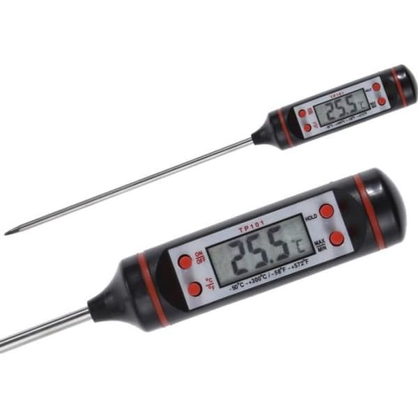 Kogetermometer - Digitalt - Vandafvisende - Øjeblikkelig aflæsning - Område -50 til +300°C