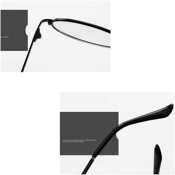 Glatt Nærsynt Lesebrille (-1.0 til -6.0) Sølv -4.0 silver -4.0