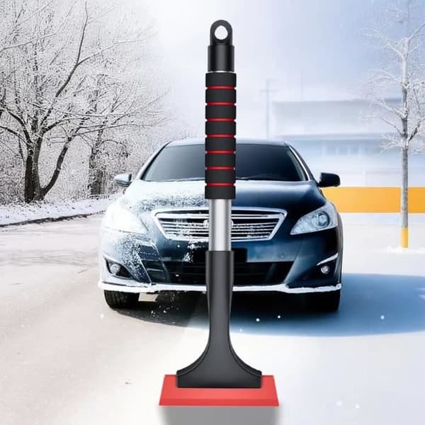 Isskrape - MOMOTOU - Rød - Ergonomisk håndtak - Multifunksjonell - 36,7 cm
