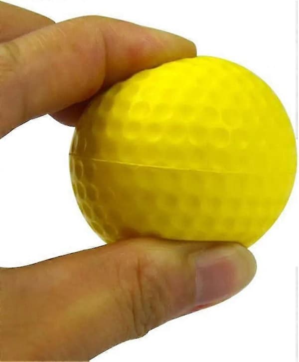 12 Skum Golf Træningsbolde, farvede Golfbolde, bulebestandige, holdbare, begrænset flyvning, bløde golfbolde til indendørs kælder baghave træning