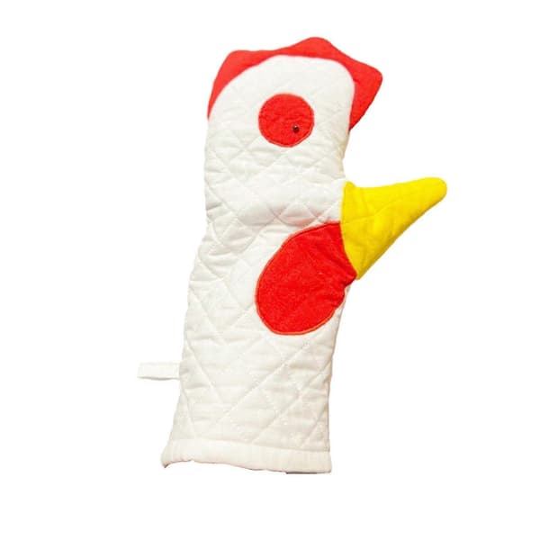 1/2 stk. haneformede ovnhandsker, ovnhandskesæt, innovative haneformede handsker 1Pcs