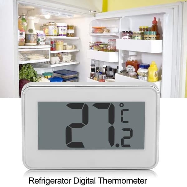 Termometer - SHY - LCD - Rekkevidde - Justerbar magnet