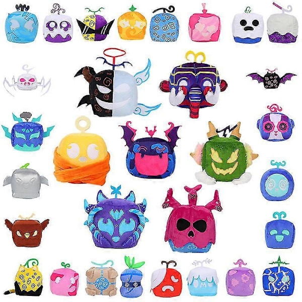 Blox Fruits Spel Periferi Djävulens Frukt Fruktlåda Dock Plysch Leksak Boris The Devil Box 13cm Single Compression
